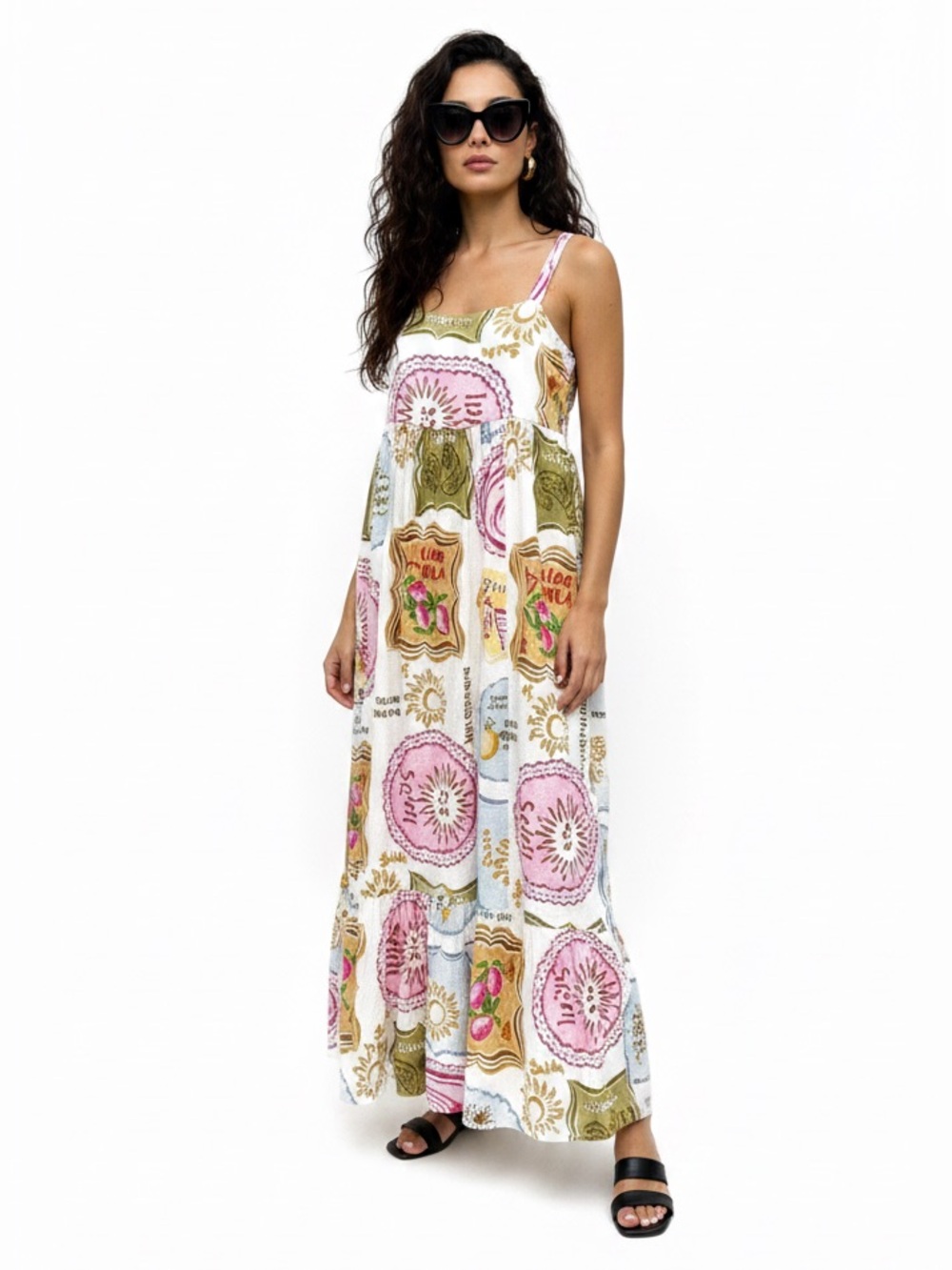 Paper Heart Anthropologie Soleil Coastal Maxi Dress